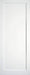 B&G Single Panel Primed White Shaker Door - 6'8" x 2"8' - General Hardware Supplies Homevalue