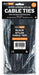 Buildworx Cable Ties 4.8 x 300 Black (Pack of 100) - General Hardware Supplies Homevalue
