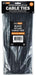 Buildworx Cable Ties 7.6 x 400 Black (Pack of 100) - General Hardware Supplies Homevalue