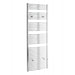 Curved Chrome Towel Rail 600mm x 1800mm - General Hardware Supplies Homevalue