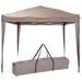 Easy up Party Tent 3m x 3m Beige - General Hardware Supplies Homevalue
