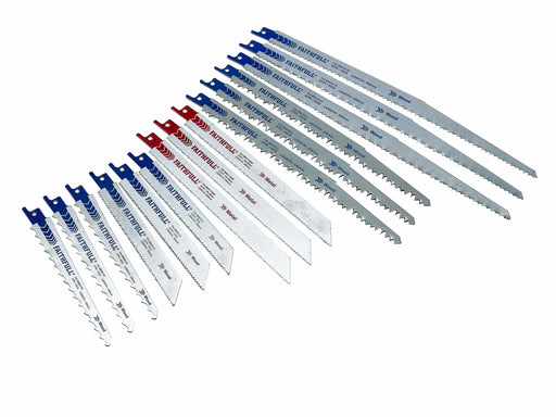 Faithfull 15 Piece Sabre Saw Blade Set - General Hardware Supplies Homevalue