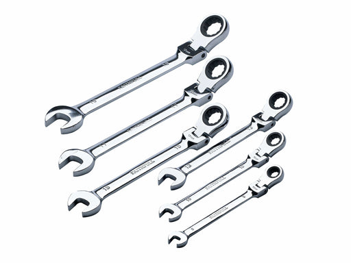 Faithfull 6 Piece Ratchet Spanner Set - General Hardware Supplies Homevalue