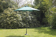 Garden Collection 2.7 M Steel Parasol With Crank Green - General Hardware Supplies Homevalue