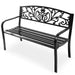 Garden Collection Metal Ornate Bench - General Hardware Supplies Homevalue