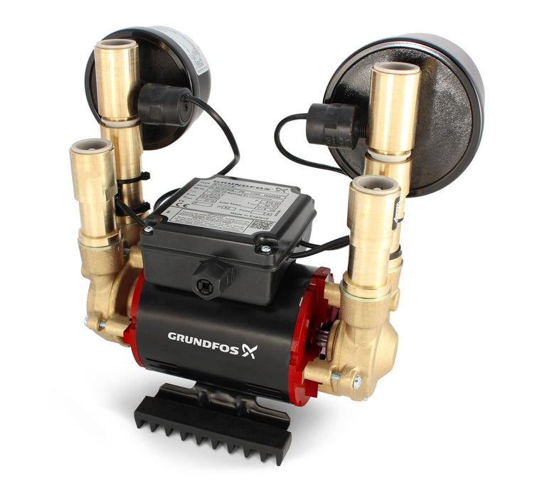 Grundfos Shower Pump Stn-3.0 B 3.0 Bar Negative Twin 98284261 - General Hardware Supplies Homevalue