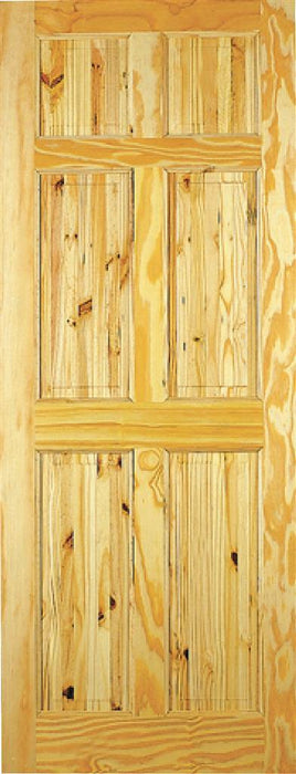 Indoors Berkley Pine Door 78X26X42Mm 6 Panel - General Hardware Supplies Homevalue