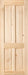 Indoors Shelton Pre-Finished Red Deal 4 Panel Door 78X30 - General Hardware Supplies Homevalue