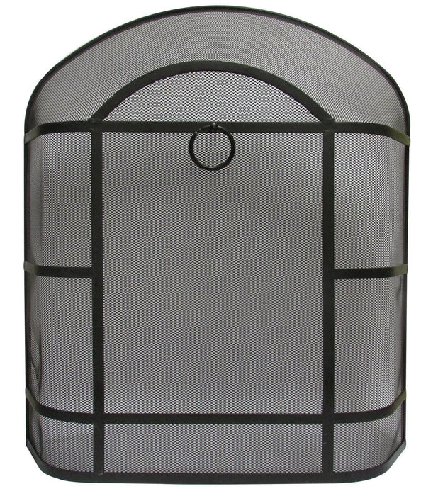 Large Premium Curved Black Fireguard - General Hardware Supplies Homevalue