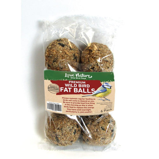 Love Nature Fat Balls Bag 6 Pack - General Hardware Supplies Homevalue