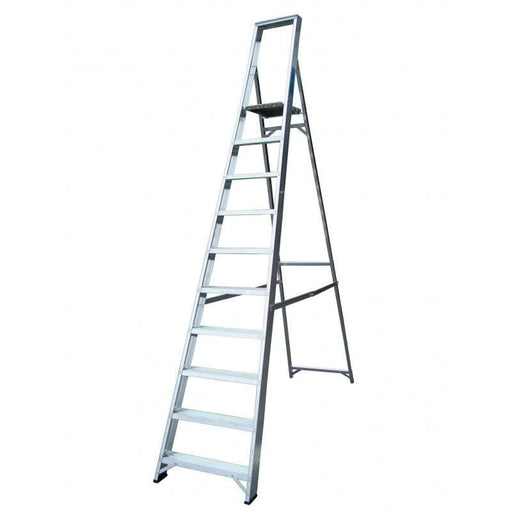 Lyte Class 1 10 Step Platform Ladder  (NESP10) - General Hardware Supplies Homevalue