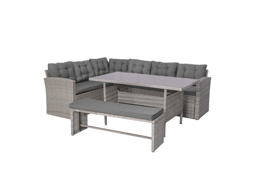 Nine Seater Outdoor Corner Dining Set - General Hardware Supplies Homevalue