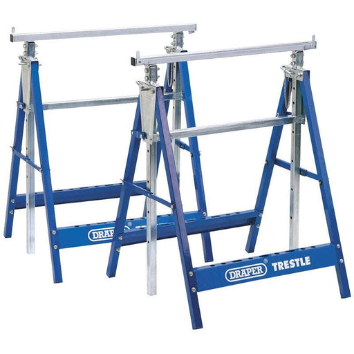 Pair Of Draper Telescopic Builders Trestles - General Hardware Supplies Homevalue