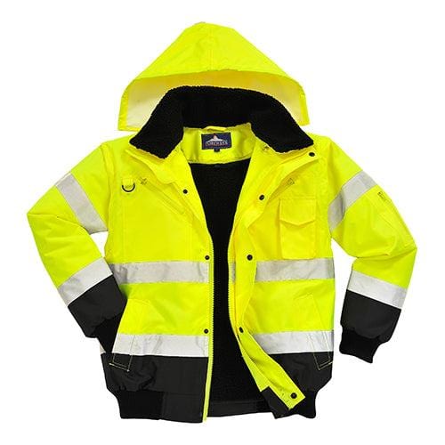 Portwest Hi-Vis Contrast Bomber Jacket - General Hardware Supplies Homevalue