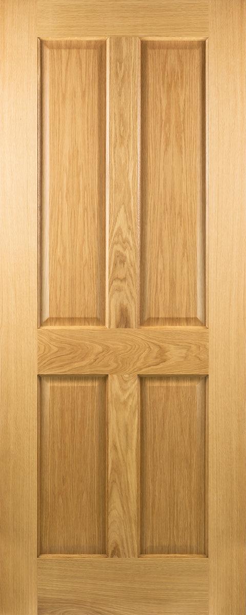 Seadec-Oak-Oak-Kingscourt-4-Panel-Door - General Hardware Supplies Homevalue