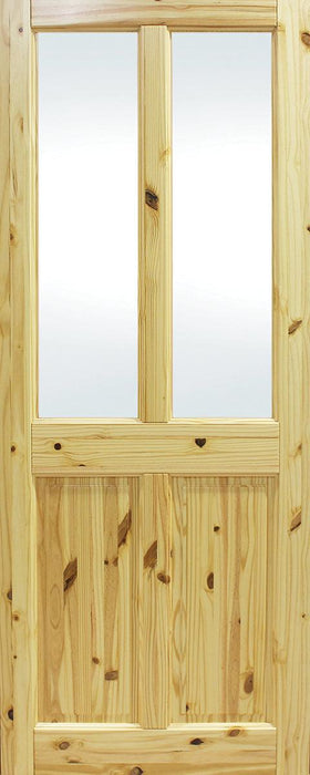 Seadec Red Pine Waterford 2 Panel Glass Door - General Hardware Supplies Homevalue