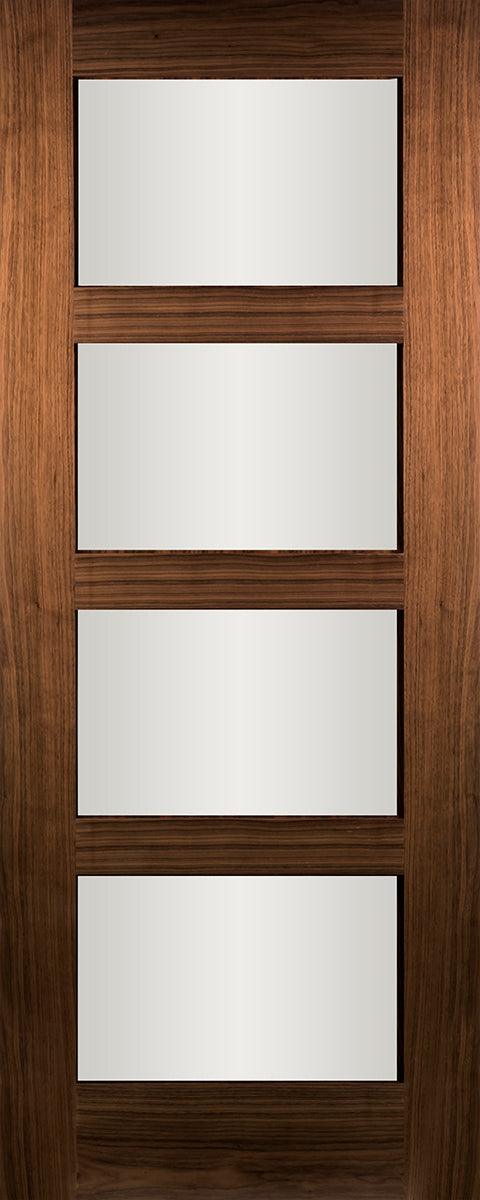 Seadec-Walnut-Columbus-Walnut-Clear-Door - General Hardware Supplies Homevalue