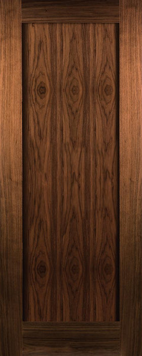 Seadec Walnut Hampton 1 Panel Door - General Hardware Supplies Homevalue