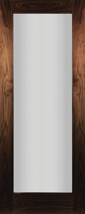 Seadec-Walnut-Walnut-Cheshire-Frosted-1-Panel-Door - General Hardware Supplies Homevalue