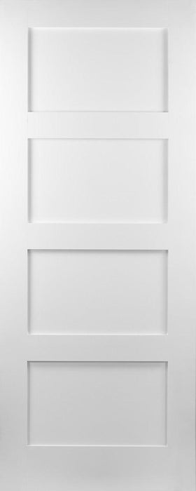 Seadec White Primed Augusta 4 Panel Door - General Hardware Supplies Homevalue