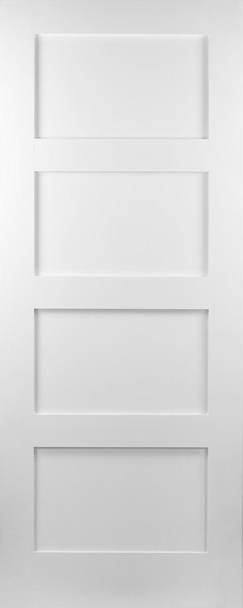 Seadec White Primed Augusta 4 Panel Door - General Hardware Supplies Homevalue