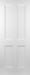 Seadec White Primed Cambridge 4Panel Door - General Hardware Supplies Homevalue
