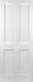 Seadec White Primed Kingscourt 4Panel - General Hardware Supplies Homevalue