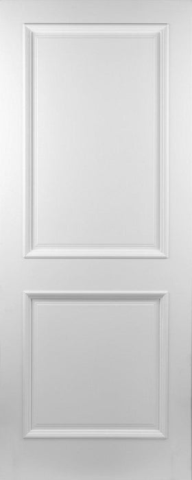 Seadec White Primed Kingston 2 Panel Door - General Hardware Supplies Homevalue