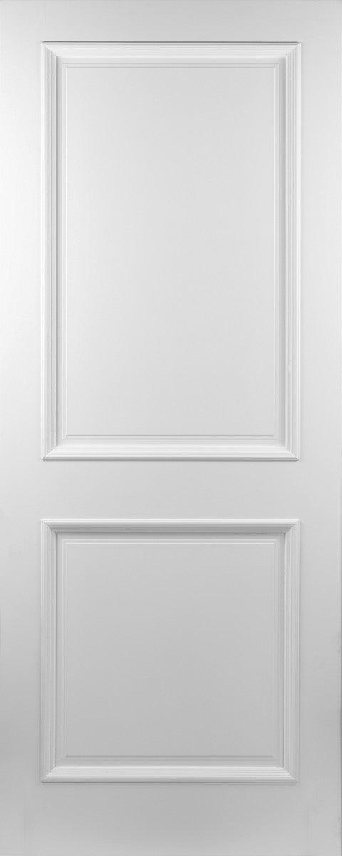 Seadec White Primed Kingston 2 Panel Door - General Hardware Supplies Homevalue