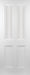 Seadec White Primed Oxford 2 Panel Glass Door - General Hardware Supplies Homevalue