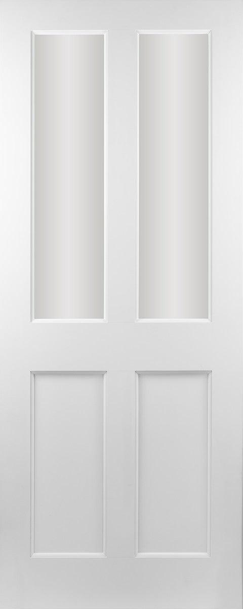 Seadec White Primed Waterford 4Panel Door - General Hardware Supplies Homevalue