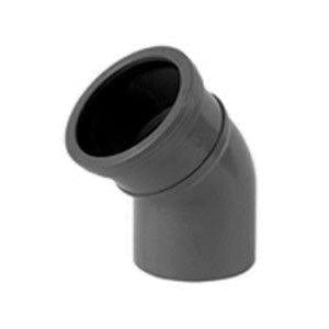 Soil Bend Black 4" X 45° S/S 0121158 - General Hardware Supplies Homevalue