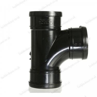 Soil Branch Black 4" X 87° T/S Swept 0451358 - General Hardware Supplies Homevalue