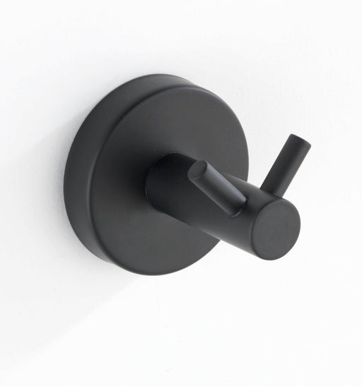 Wenko Bosio Matt Black Hook Duo - General Hardware Supplies Homevalue